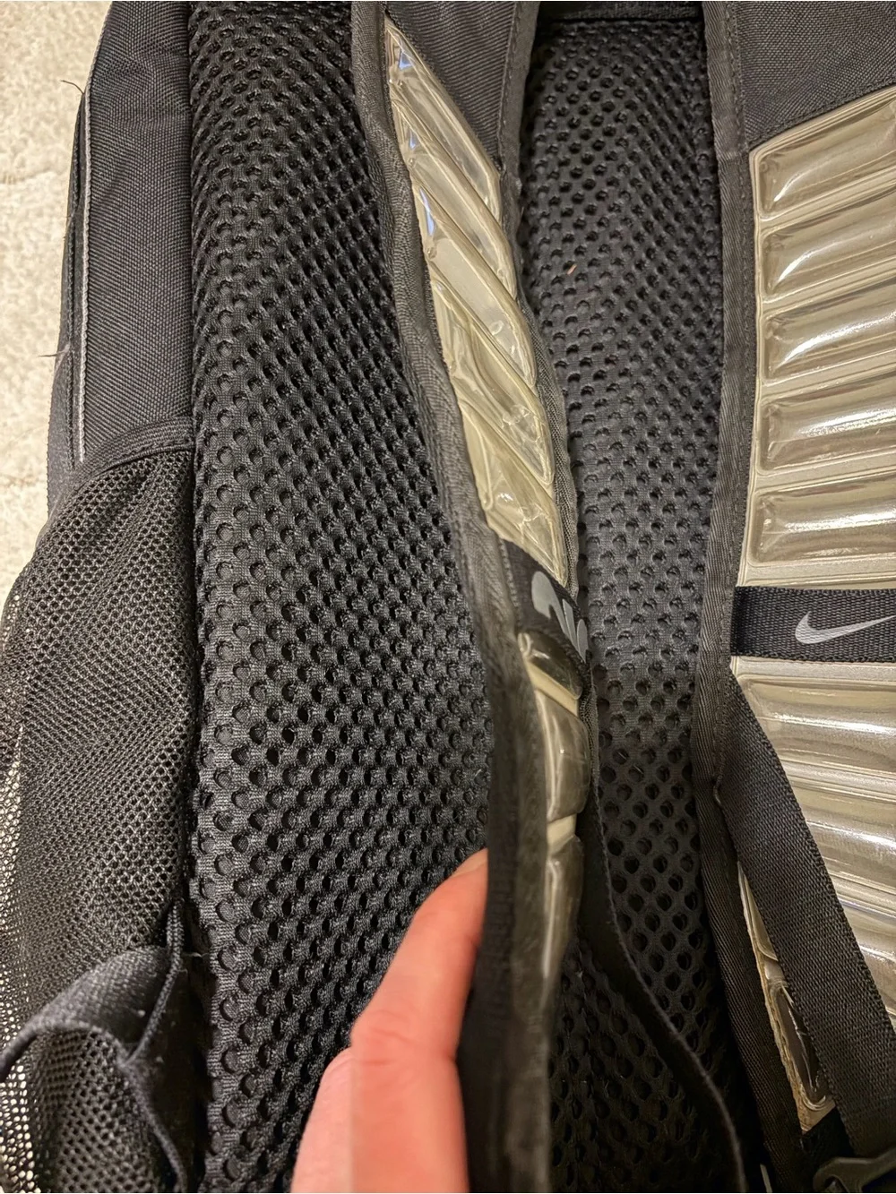 Black utility speed Nike backpack